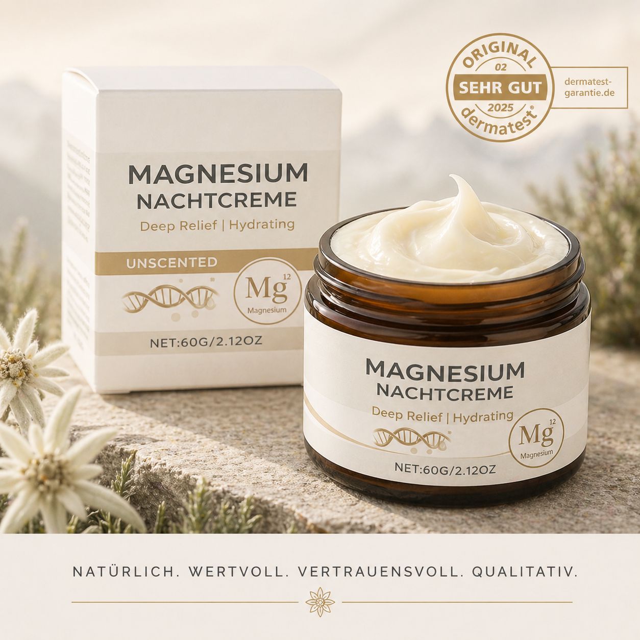 Tiefenwirksame Magnesium-Creme