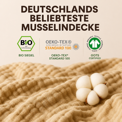Sanfte BIO Musselindecke