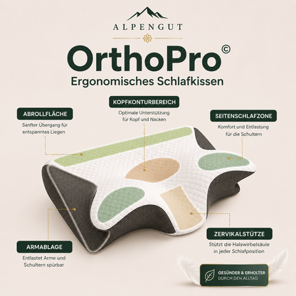 OrthoPro Ergonomisches Schlafkissen